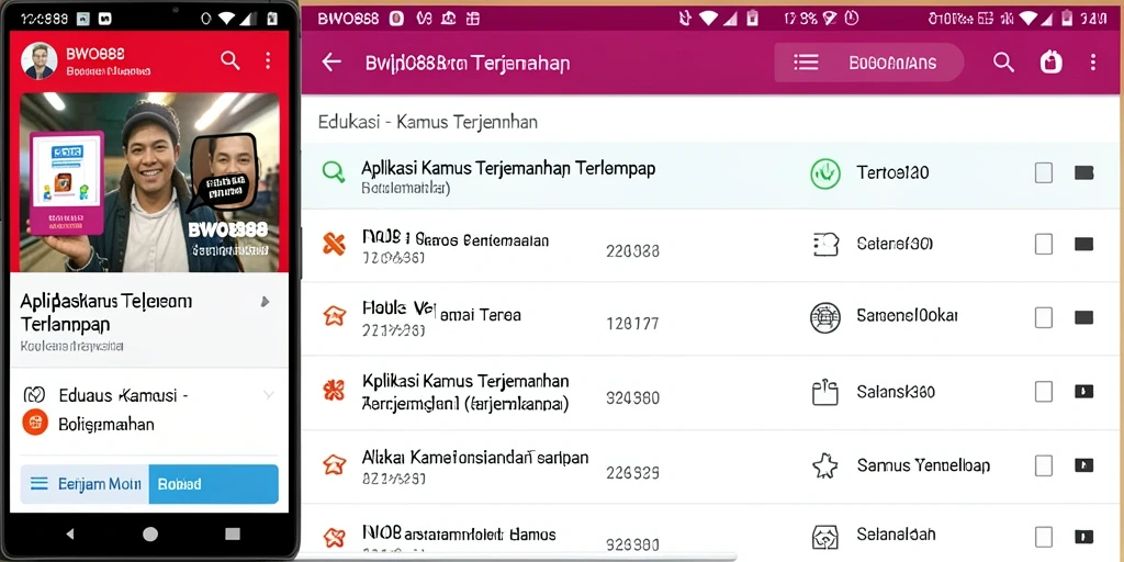 Antarmuka BWO888 yang sederhana dan fungsional.