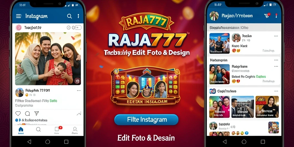 Tampilan antarmuka RAJA777 yang user-friendly untuk editing foto.