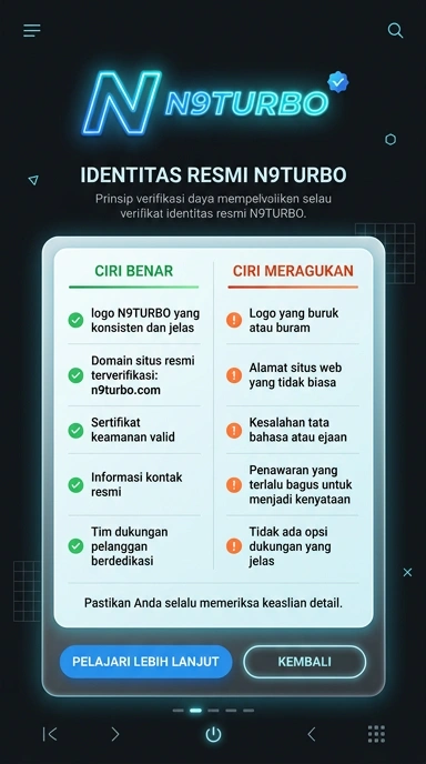 Tampilan kanal resmi n9turbo